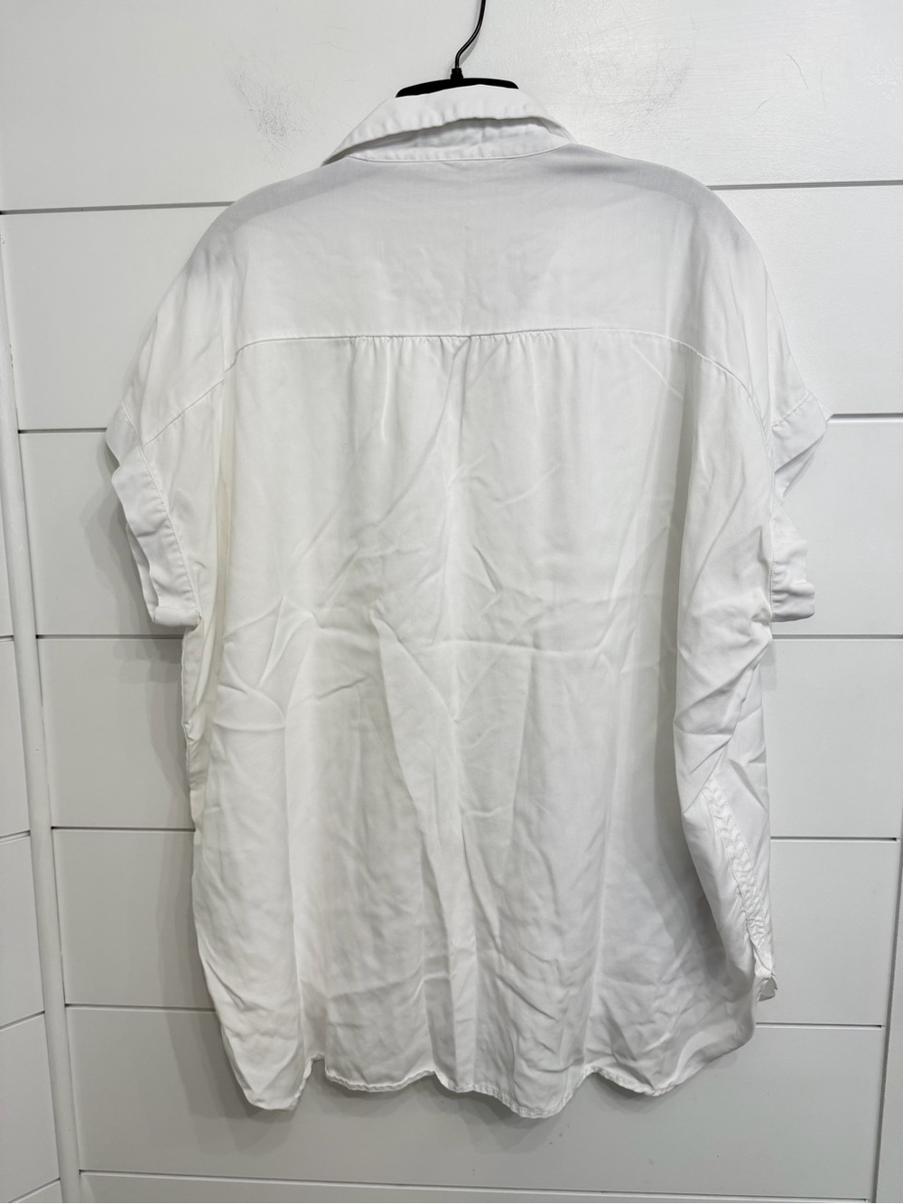 Quince White Vintage Wash Tencel Camp Shirt Size XL 36911 - Picture 5 of 9